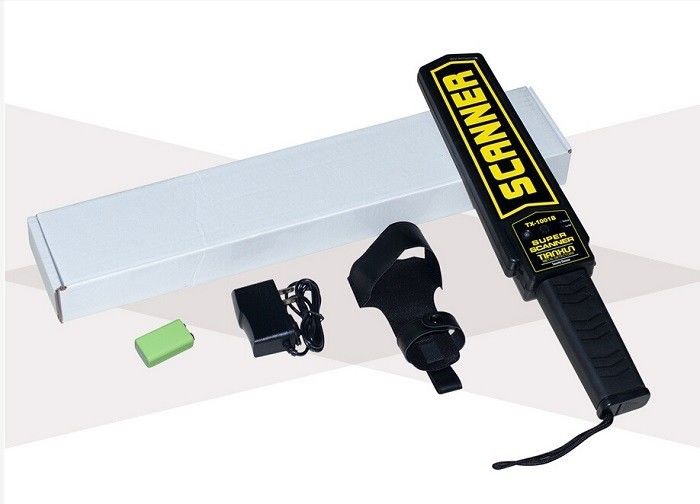 Pengisi Baterai Isi Ulang Security Portable Metal Detector Wand Anti