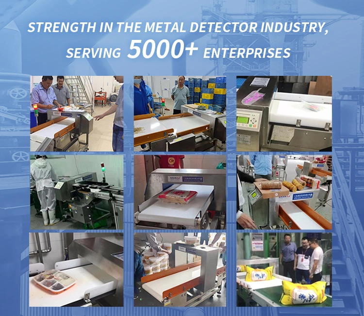 Pengolahan Makanan Conveyor Belt Tunnel Metal Detectors Untuk Daging Bakery Snack Industrial 2