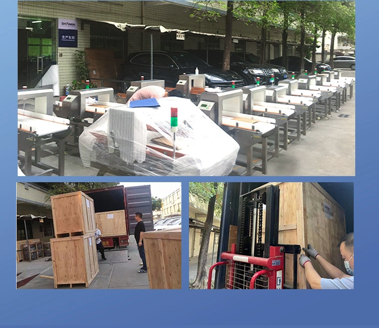 Pengolahan Makanan Conveyor Belt Tunnel Metal Detectors Untuk Daging Bakery Snack Industrial 9
