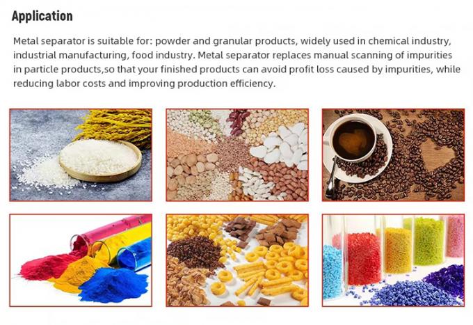 Industri Makanan Thailand saus Meksiko Keamanan Tablet Metal Separator CE HACCP Sertifikasi 2