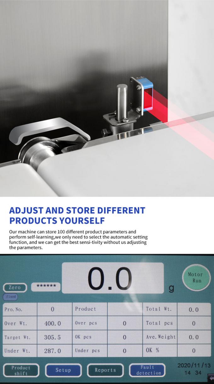 Automated Sorting Weighing Conveyor Belt And Sorting Weight Checker 5