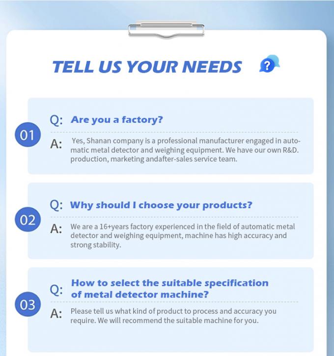 Sabuk Konveyor Sangat Sensitif Terowongan Layar Sentuh Detektor Logam Makanan Deteksi Akurat 19