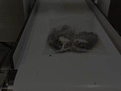 Detektor logam layar sentuh industri Produk kesehatan susu Peralatan deteksi logam