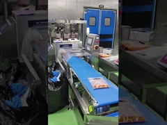 Pengolahan Mudah Operasi High Speed Combo Metal Detector Checkweigher Untuk Produk Sliver