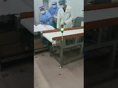 Detektor Logam Makanan Terowongan Ban Berjalan Sangat Sensitif Dengan Penolakan Jaringan