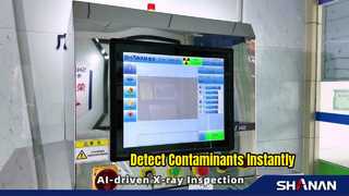 Pemeriksaan Makanan Sinar-X Mendeteksi Kaca Logam