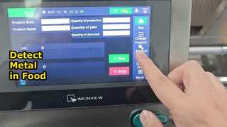 Detektor Logam Makanan Mendeteksi Benda Asing