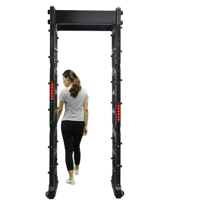 Portable Walk Through Gate Metal Detector Untuk Pemeriksaan Keamanan Publik, Daya 20W