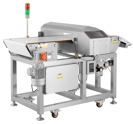 Custom Automatic Food Conveyor Belt Metal Detector Detektor Logam Kemasan Aluminium Foil