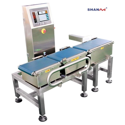 220V / 50HZ In Motion Checkweighers, Conveyor Weigher Untuk Beras Tepung Daging Kopi
