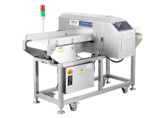 Custom FDA Food Grade Metal Detector Machine PU Belt Dengan Ukuran Terowongan 40 * 12cm