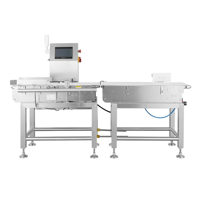 8 Range 3-15kg Produk Kotak Dan Kantong Berat Periksa Menimbang Sorter Dynamic Conveyor Checkweigher Dengan Rejector
