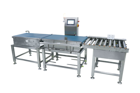 Conveyor Pengukur Berat Dengan Sistem Penolakan Pengukur Berat Otomatis Conveyor Botol Makanan Dinamis