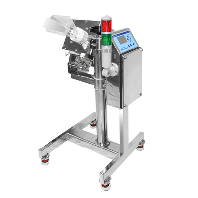 Tablet Metal Separator Extractor Dengan Perlindungan IP56 Farmasi Digital Conveyor Metal Detector Dengan Layar Sentuh