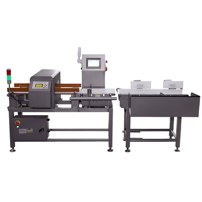 Combo Metal Detector Dan Automatic Check Weighing Machines Dalam Stainless Steel
