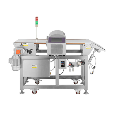 Digital Signal Food Metal Detector 50-60Hz Otomatis Stop Belt Makanan Metal Inspection