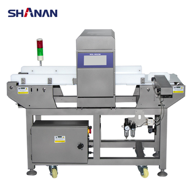 Disesuaikan High Precision Metal Detector Conveyor Jenis Daging Permen Ceker Makanan Pabrik Makanan Metal Detektor Khusus