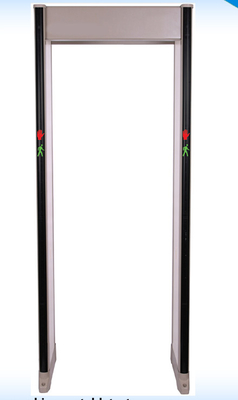 Sensitivitas Tinggi 33 Zona Detektor Logam Keamanan, Archway Door Frame Metal Detector Berjalan Melalui