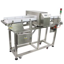 Sistem deteksi logam inline / food grade metal detector pada lini produk