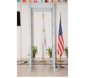 Archway Profesional Metal Detectors Di Bandara, Berjalan Melalui Scanner