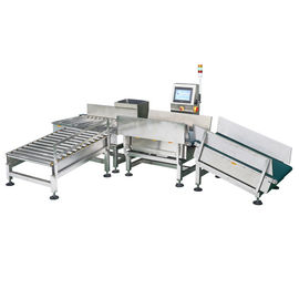Stainless Steel Conveyor Weight Checker 110v / 220v Dengan Reject System