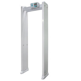4 Zone Security Guard Metal Detector Frame Dengan Sensitivitas 100 Tingkat