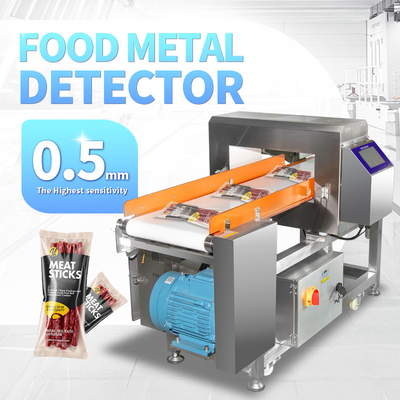 Custom Otomatis Industri Makanan Conveyor Belt Metal Detector Aluminium Foil Packaging Metal Detector