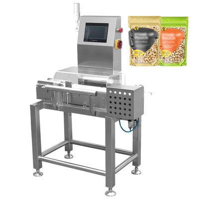 8 Inch Full Touch Screen Automated Weight Inspector dengan Penolakan Opsional Push Rod And Flap Drop