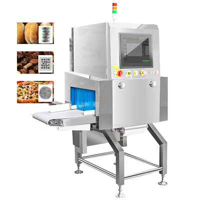 IP67 Makanan X Ray Mesin Untuk Es Krim Kaleng Pet Cokelat Kacang Kue Industri Makanan