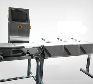 Low Noise Conveyor Weight Checker, Mesin Sortasi Otomatis Dengan Multi Sorting Grades