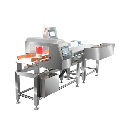 Pengolahan Mudah Operasi High Speed Combo Metal Detector Dan Checkweigher Untuk Produk Sliver