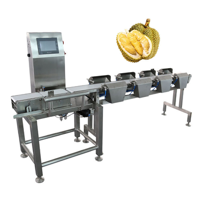 Kecepatan tinggi presisi tinggi otomatis Docking Line Multi Stage Sorting Durian Pulp Buah Skala