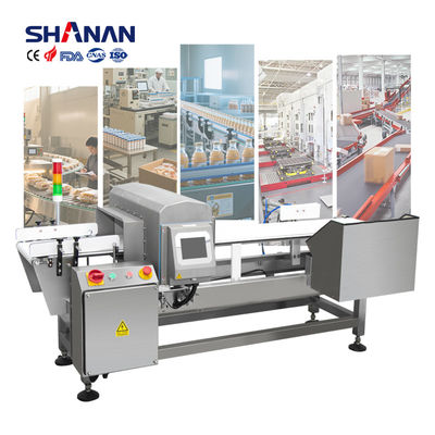 Custom Otomatis Industri Makanan Conveyor Belt Metal Detector Kemasan