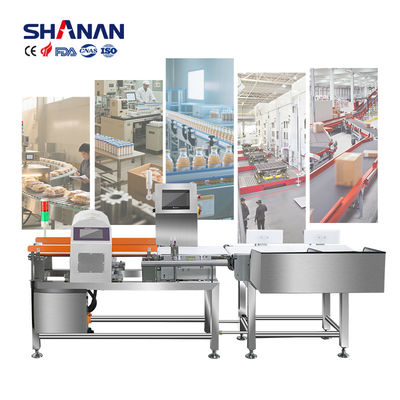 Layar sentuh IP65 Waterproof Checkweigher Conveyor Scale Weight Metal Detector