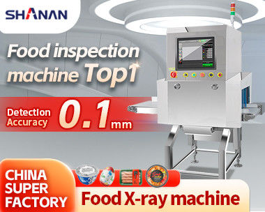 X Ray Inspection Conveyor Industri Makanan Grade Metal Detector Keamanan Customized OEM Sensitivitas Industri Makanan