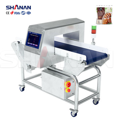 Sabuk Konveyor Sangat Sensitif Dengan Detektor Logam Untuk Manufaktur Kacang-kacangan Makanan