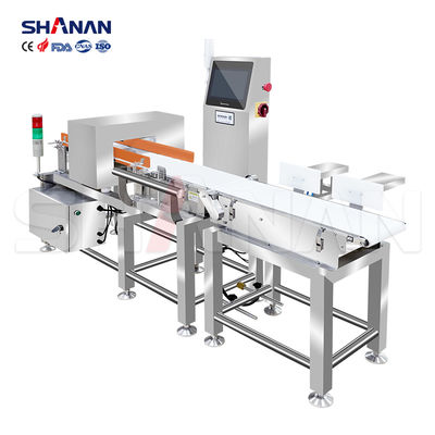 Industri Makanan Combo Metal Detector Dan Checkweigher Mesin Untuk Dijual Sistem