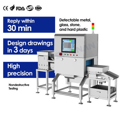 Kualitas Peralatan deteksi penolakan yang sangat efisien Sistem pemeriksaan sinar-X makanan Mesin