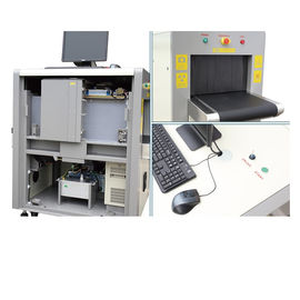 Gambar Deteksi Portable X Ray Baggage Scanner 8 Mm Penetrasi 24Bit True Color Display