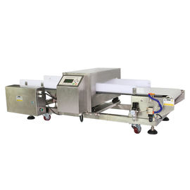 Frozen Food 304 Stainless Belt Conveyor Metal Detectors Dengan Push Rod Ejector