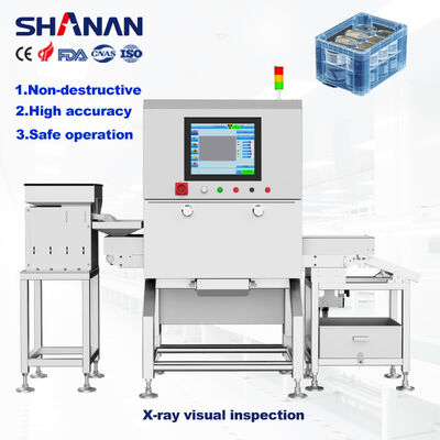Mesin Deteksi Logam Penuh X-Ray Penolakan Otomatis Keamanan Pangan Pabrik