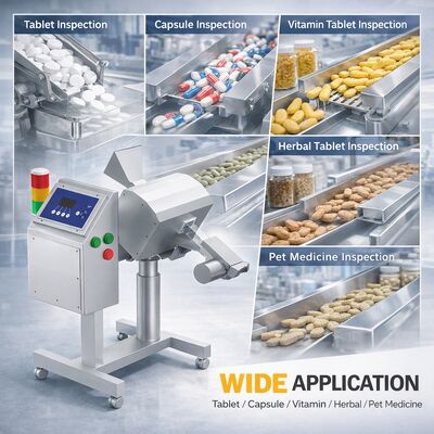 Pendeteksi Logam Kapsul Tablet Manufaktur Tablet Farmasi pabrik yang dapat disesuaikan