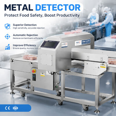High Sensitivity Conveyor Metal Detector Untuk Bakery Bread Cake Pastry Cookie Cracker Tepung Processing Line