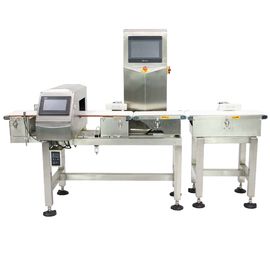 Peralatan Pengujian Profesional Conveyor Belt Metal Detector And Weight Food Machine Untuk Wet Area Industri Makanan Daging